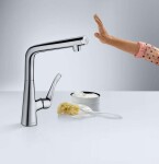 HANSGROHE - Metris New Dřezová baterie, Select, chrom 14883000