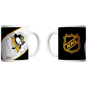 Hrnek Pittsburgh Penguins NHL Shadow Logo & Shield (330 ml)