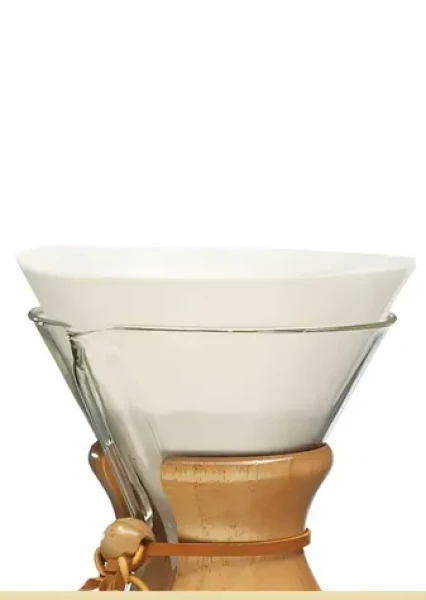CHEMEX Papírové filtry FC-100 / Skládané, kruhové / Na 6/8/10 šálků / 100 ks