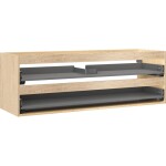 MEXEN - Box-A skříňka pro umyvadlo 140, 2 zásuvky, dub 91AX0-1400-470-2-81