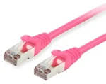 Equip Cat6 růžová / Patch kabel / S/FTP / LSZH / 15 m / PoE+ (605588)