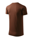 Basic tričko pánské čokoládová 3XL