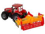 Mamido Traktor s kultivátorem s třecím pohonem červený