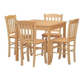 STIMA Jídelní set Family rs-Veneta VARIANTA PROVEDENÍ: (š/v/h) 140 x 80 x 77 cm + 4 židle