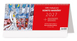 Stolní kalendář 2027 Helma Děti malují pro Konto Bariéry
