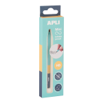 APLI nekonečná tužka trojbarevná Mini, HB, tyrkysová