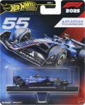 Hot Wheels Angličák Premium Formula 1 Williams - Carlos Sainz #55 - Mattel Hot Wheels