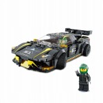Kruzzel Černé auto automobilový stavebnicový set