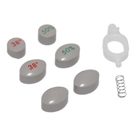 HANSGROHE - Náhradní díly Sada tlačítek pro termostatickou baterii Ecostat 1001 na stěnu, šedá 97231000