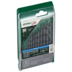 Vrtáky do kovu HSS, ø 2 - 8 mm, STALCO, set 13 ks