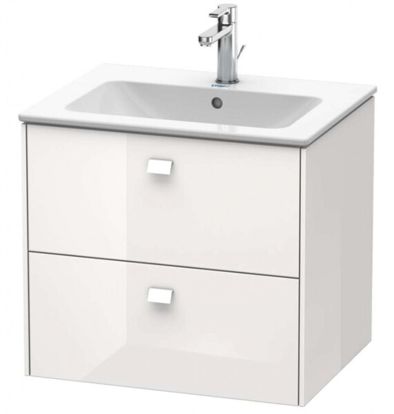 DURAVIT - Brioso Umyvadlová skříňka 55x62x48 cm, 2 zásuvky, lesklá bílá BR410102222