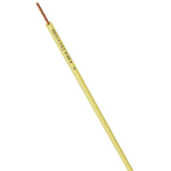 LAPP 4515111/100 Jednotlivá žíla, 1 x 0.5 mm², žlutá, 100 m