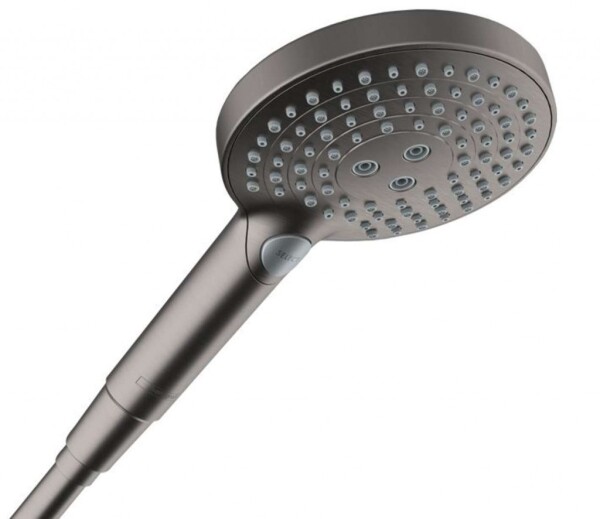 HANSGROHE - Raindance Select S Sprchová hlavice, 3 proudy, EcoSmart, kartáčovaný černý chrom 26515340