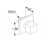 KLUDI - Decus Ventil pod omítku, pro 3 spotřebiče, chrom 548460575