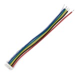 JST MH 1,25mm (JST-Micro) 6-Pin vodič samice