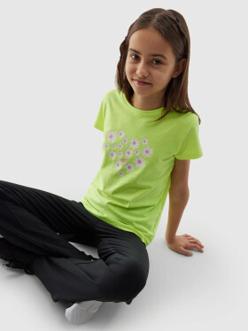 Dívčí tričko organické bavlny 4F žluté