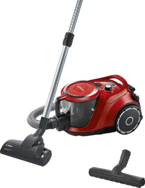Bosch Serie 6 BGC41Q69 červená / Bezsáčkový vysavač / 600W / 2.4L / HEPA 13 / 69 dB / rádius 10 m (BGC41Q69)