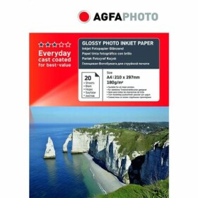 AgfaPhoto Everyday Photo Inkjet Paper Glossy 180g A4 20ks / Fotopapír / lesklý (AP18020A4N)
