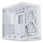Lian Li O11 Dynamic Mini V2 Flow bílá / Micro ATX / 5x 120 mm ventilátor / tvrzené sklo (O11DMIV2FW)