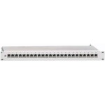 Intellinet 24-Port Cat6a Patchpanel geschirmt 1HE Kabeleinführung 90° abgewinkelt schwarz 24 portů patch panel 483 mm (1