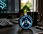 Mustang Puk Seattle Kraken NHL Chevron Banner