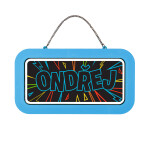 Neonová cedulka se jménem - Ondřej - Albi