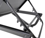 Rojaplast Lehátko ZWL-515 DUO hliníkové - černé