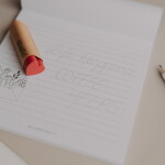 Eulenschnitt Guma na gumování Heart, červená barva, plast