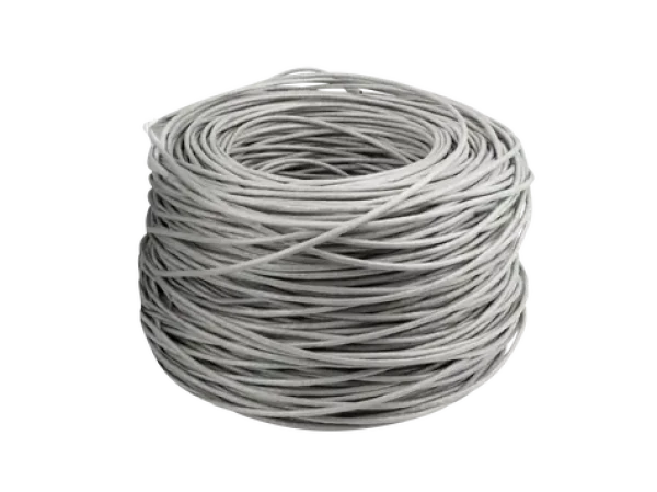 Lanberg Instalační kabel Cat6 UTP šedá / Instalační kabel / 305 m / CU / LSOH / CPR Dca / Fluke Passed (LCU6L-11CU-0305-S)