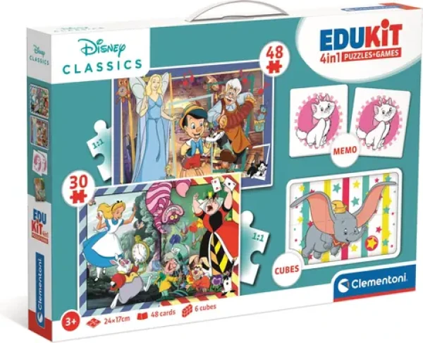 Clementoni Soubor her Disney klasika 4v1