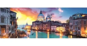 TREFL Panoramatické puzzle Kanál Grande, Benátky