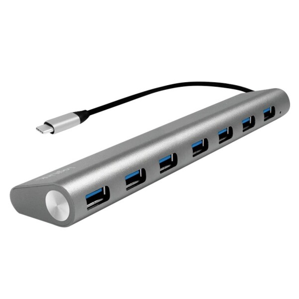 LogiLink UA0310 7 portů USB-C® (USB 3.1) Multiport hub šedá