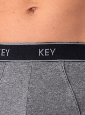 Boxerky Key MXH 222 A25 M-2XL světle šedá L