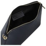 Módní dámská kožená crossbody kabelka Jurina, tmavě modrá