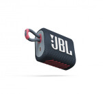 JBL GO 3 modrá Coral / Přenosný reproduktor / Bluetooth / výdrž 5 hodin / IPX7 (JBL GO3BLUP)