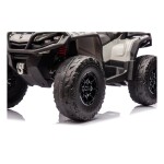 Mamido Dětská elektrická čtyřkolka Can-Am Outlander ATV šedá