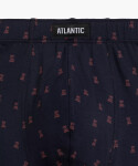 Pánské boxerky Atlantic 3MH-201 A'3 S-2XL tmavě modrá-vínově zelená