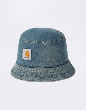 Carhartt WIP Belmar Bucket Hat Blue destroy wash S-M