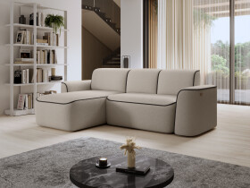 Sedací souprava Ume Provedení: Levá varianta, látka: Royal 18/ Velvet Mat 22