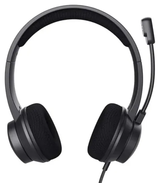 Trust HS-260 černá / Sluchátka s mikrofonem / USB / stereo / přes hlavu (25334)