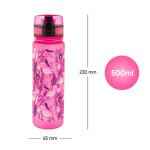 BAAGL Tritanová láhev na pití Flamingo, 500 ml