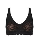 Dámská podprsenka ZERO Feel Bliss Soft bra - Sloggi černá (0004) 000S