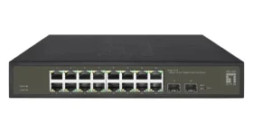 LevelOne Hilbert GES-2118 / Switch / 16x GE / 2x SFP / 19" / Smart Managed L2 (GES-2118)