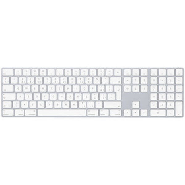 Apple Magic Keyboard s numerickou klávesnicí stříbrná / slovenské rozložení kláves (MQ052SL/A)