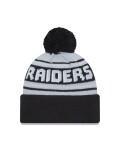 New Era Pánská zimní čepice Las Vegas Raiders NFL Pom Wordmark