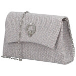 Trendy dámské plesové psaníčko Michelle Moon Capri, tmavě stříbrné