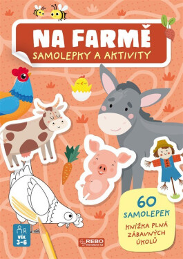 Na farmě samolepky a aktivity - 60 samolepek, Knížka plná zábavných úkolů - Irena Trevisan