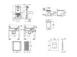 GROHE - Rapid SLX Set předstěnové instalace, klozetu, sedátka SoftClose a tlačítka Even, phantom black SANI11BB5101