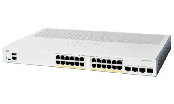 Cisco Catalyst C1300-24P-4G / Switch / 24x GLAN / 4x SFP Poe+ 195W (C1300-24P-4G)