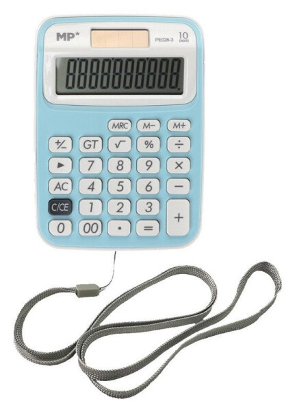 Kalkulačka 10 míst modrá
